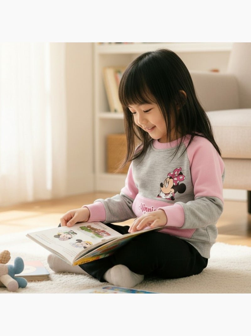 Disney - Sweat fille imprimé Gris - Kiabi