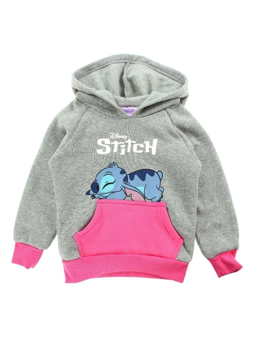 Disney - Sweat fille imprimé Lilo Et Stitch - Gris - Kiabi - 14.93€