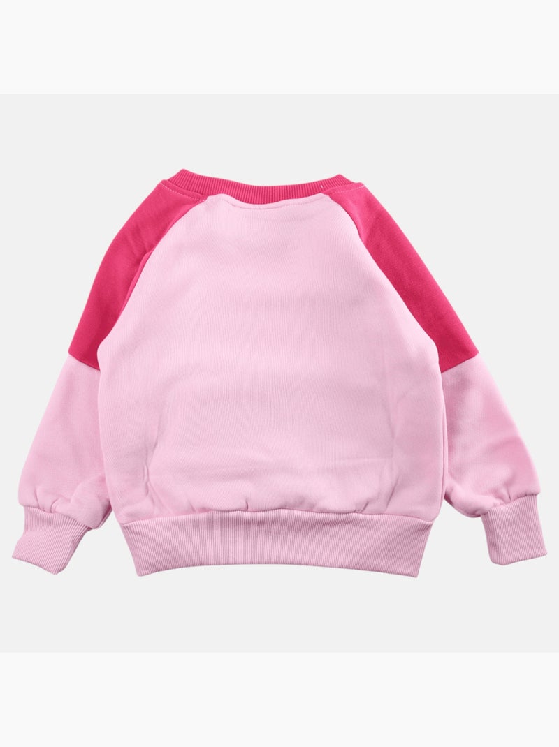 Disney - Sweat fille imprimé Rose - Kiabi