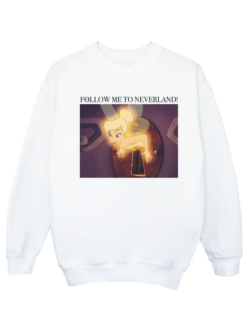 Disney - Sweat FOLLOW ME Blanc - Kiabi
