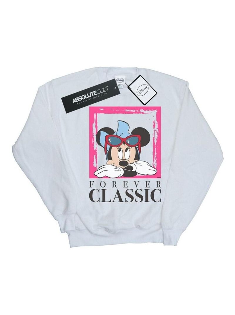 Disney - Sweat FOREVER Blanc - Kiabi