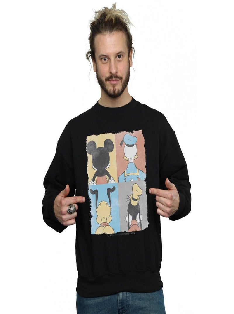 Disney - Sweat FOUR BACKS Noir - Kiabi