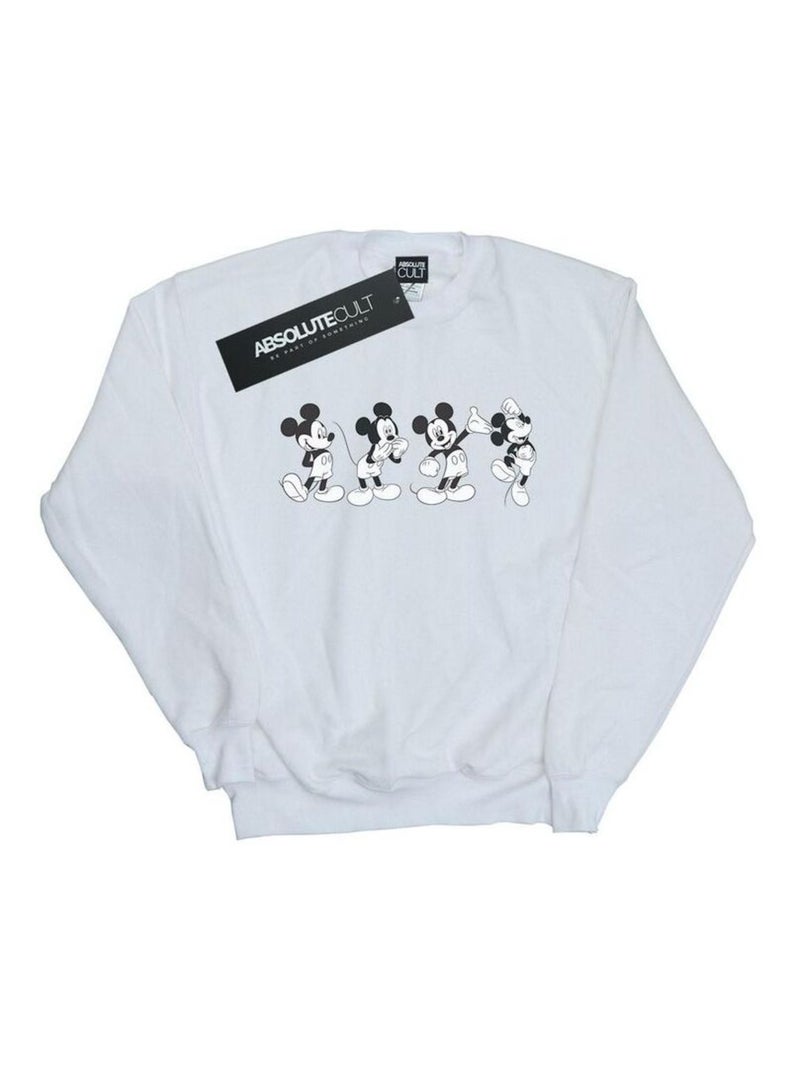 Disney - Sweat FOUR EMOTIONS Blanc - Kiabi