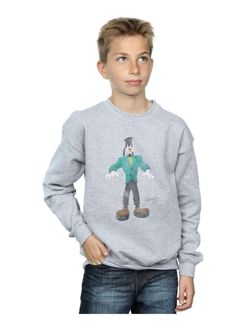 Disney - Sweat FRANKENSTEIN Gris chiné - Kiabi