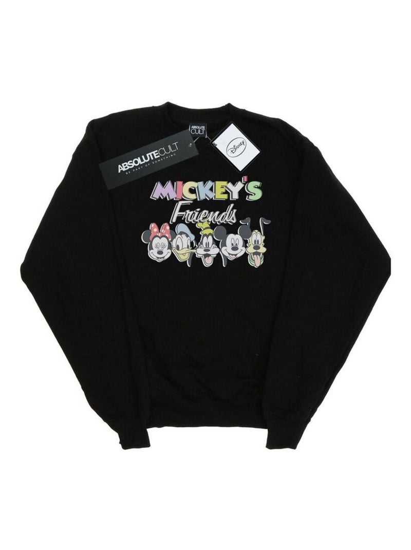 Disney - Sweat FRIENDS FADED NOSTALGIA Noir - Kiabi