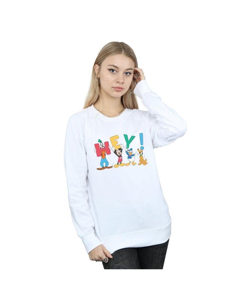 Disney - Sweat FRIENDS HEY Blanc - Kiabi