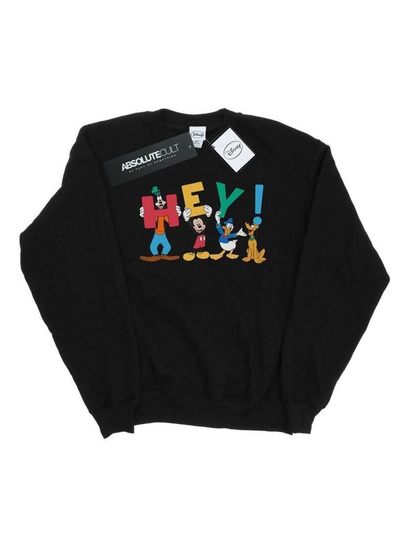 Disney - Sweat FRIENDS HEY Noir - Kiabi
