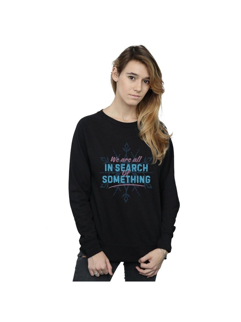 Disney - Sweat FROZEN ALL IN SEARCH OF SOMETHING Noir - Kiabi