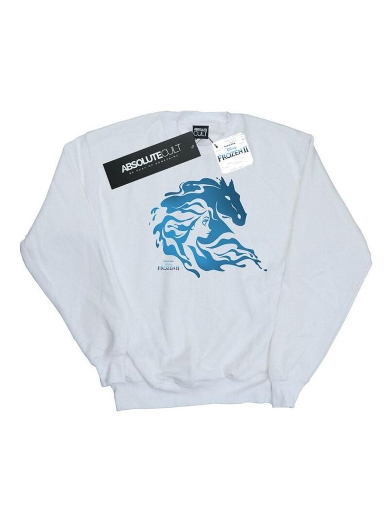 Disney - Sweat FROZEN Blanc - Kiabi