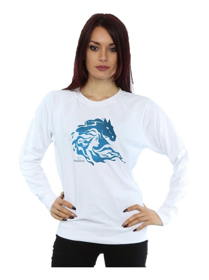 Disney - Sweat FROZEN Blanc - Kiabi