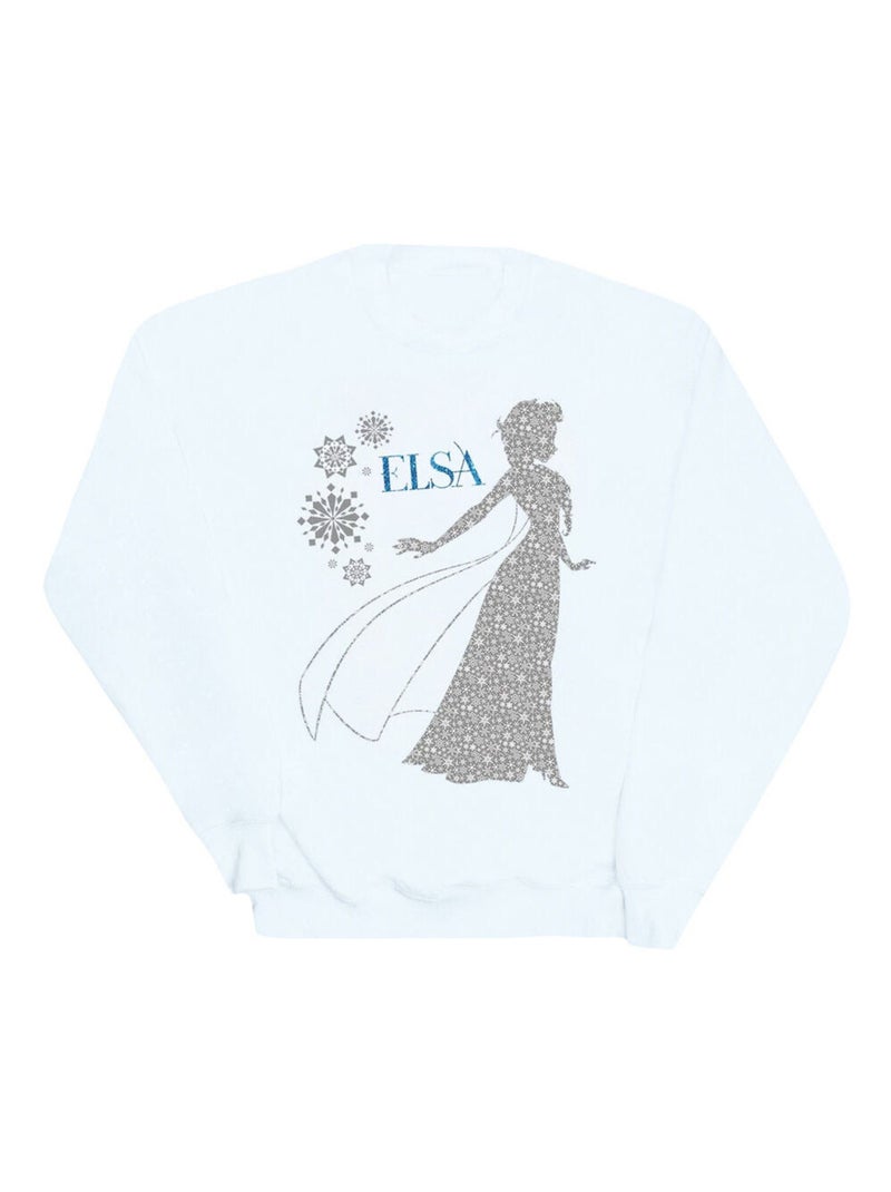 Disney - Sweat FROZEN Blanc - Kiabi