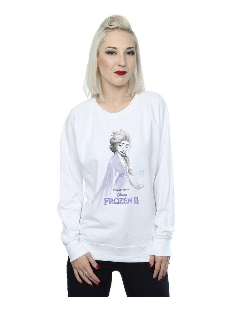 Disney - Sweat FROZEN Blanc - Kiabi