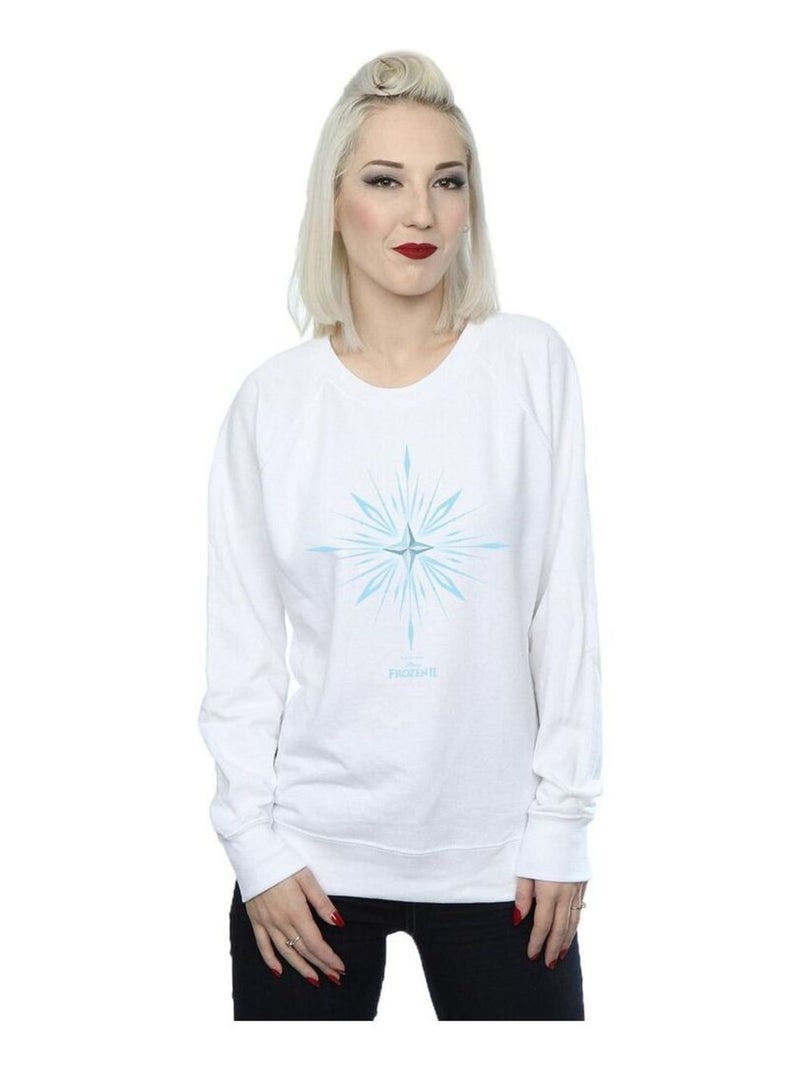 Disney - Sweat FROZEN Blanc - Kiabi