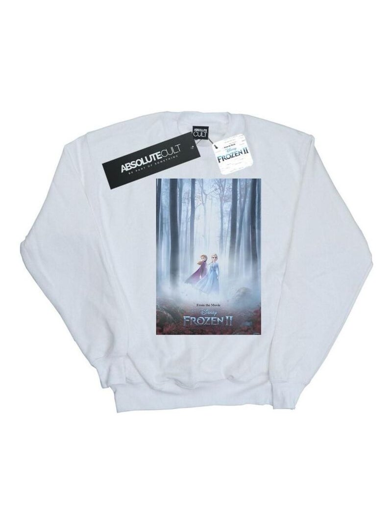 Disney - Sweat FROZEN Blanc - Kiabi