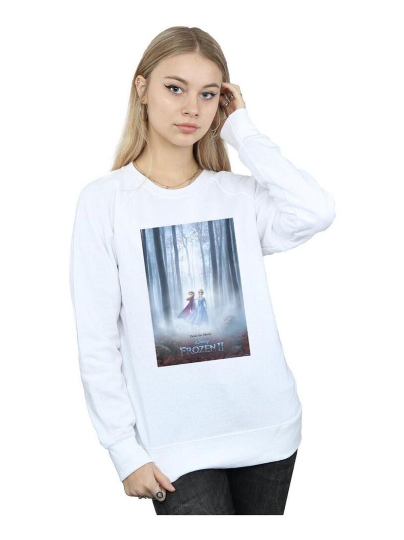 Disney - Sweat FROZEN Blanc - Kiabi