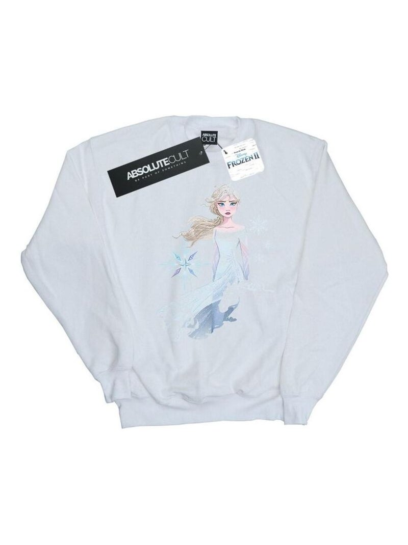 Disney - Sweat FROZEN Blanc - Kiabi