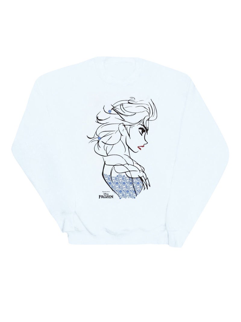 Disney - Sweat FROZEN Blanc - Kiabi