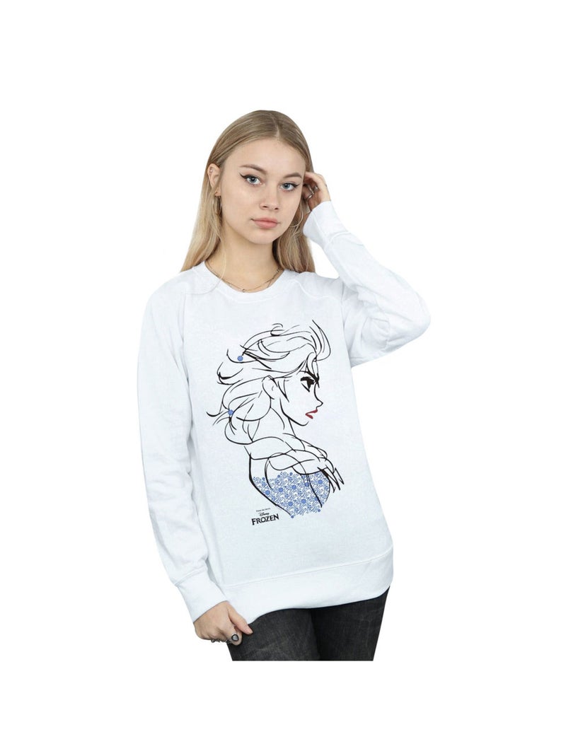 Disney - Sweat FROZEN Blanc - Kiabi