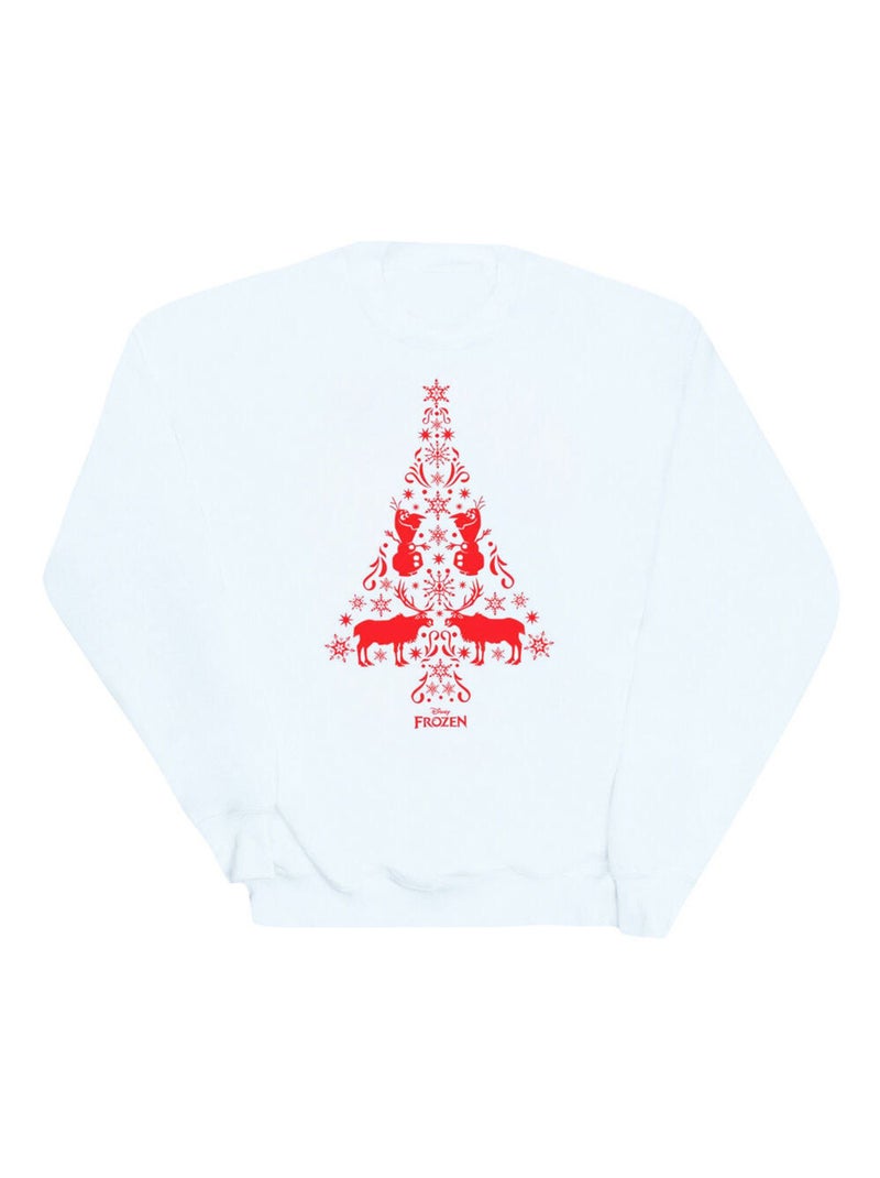 Disney - Sweat FROZEN Blanc - Kiabi