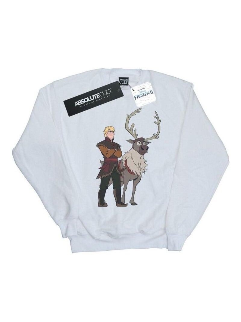 Disney - Sweat FROZEN Blanc - Kiabi