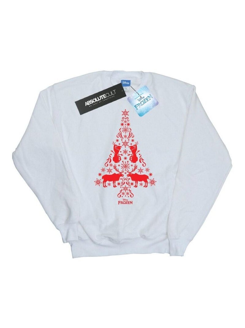 Disney - Sweat FROZEN Blanc - Kiabi