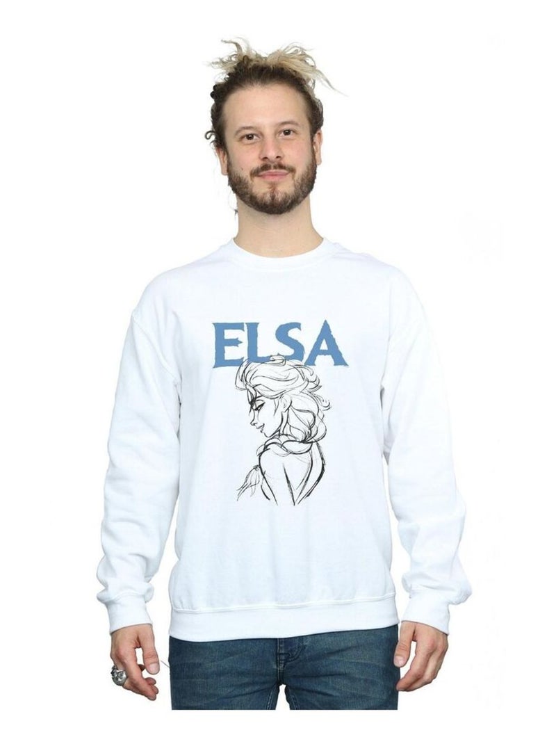 Disney - Sweat FROZEN Blanc - Kiabi
