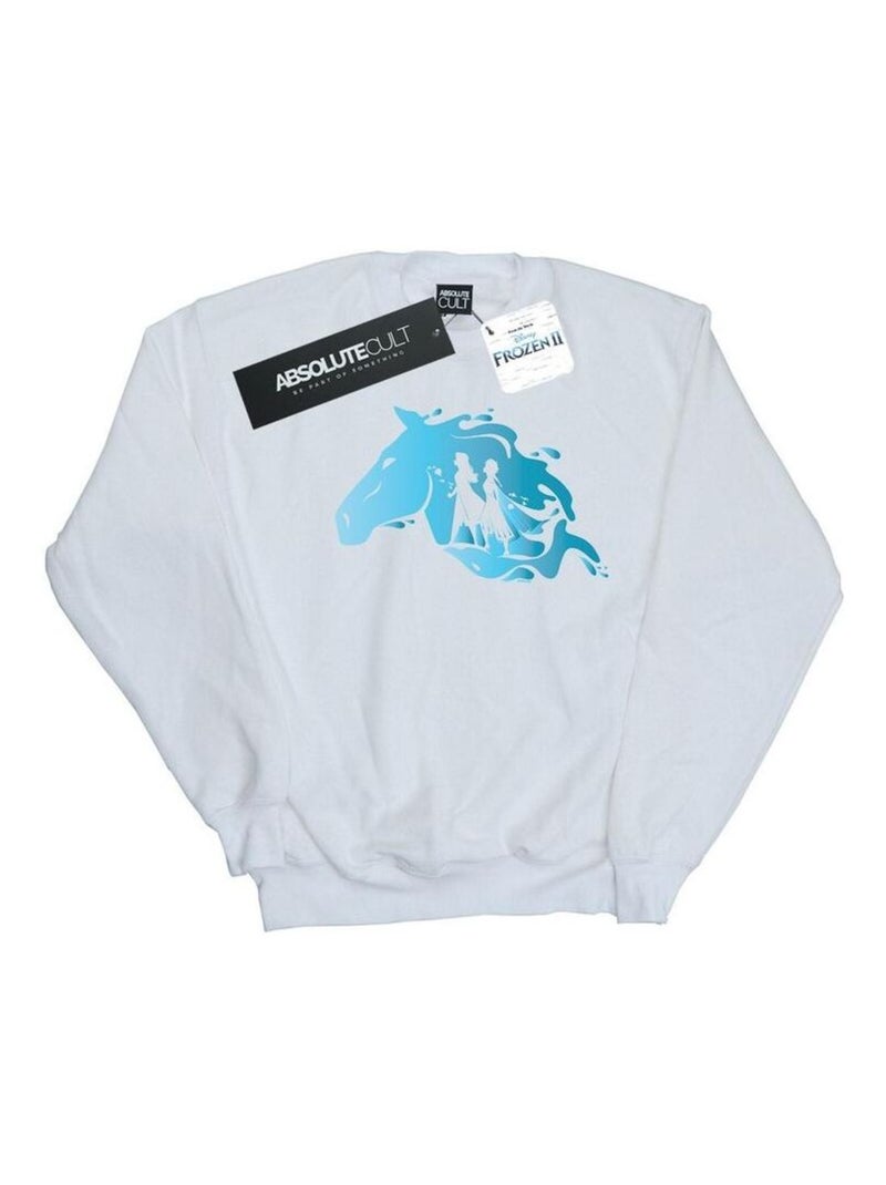 Disney - Sweat FROZEN Blanc - Kiabi