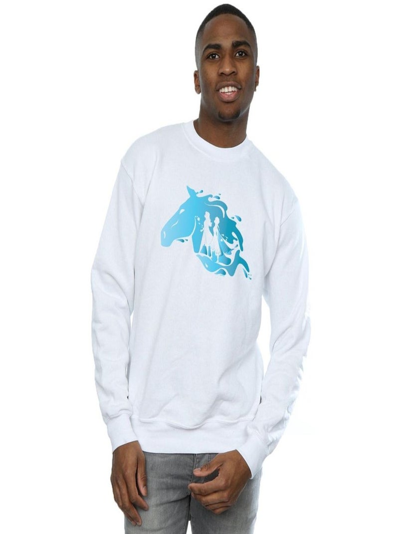 Disney - Sweat FROZEN Blanc - Kiabi