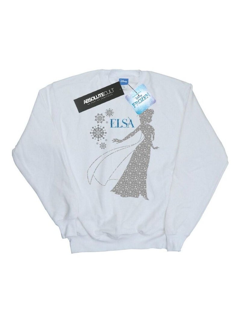 Disney - Sweat FROZEN Blanc - Kiabi