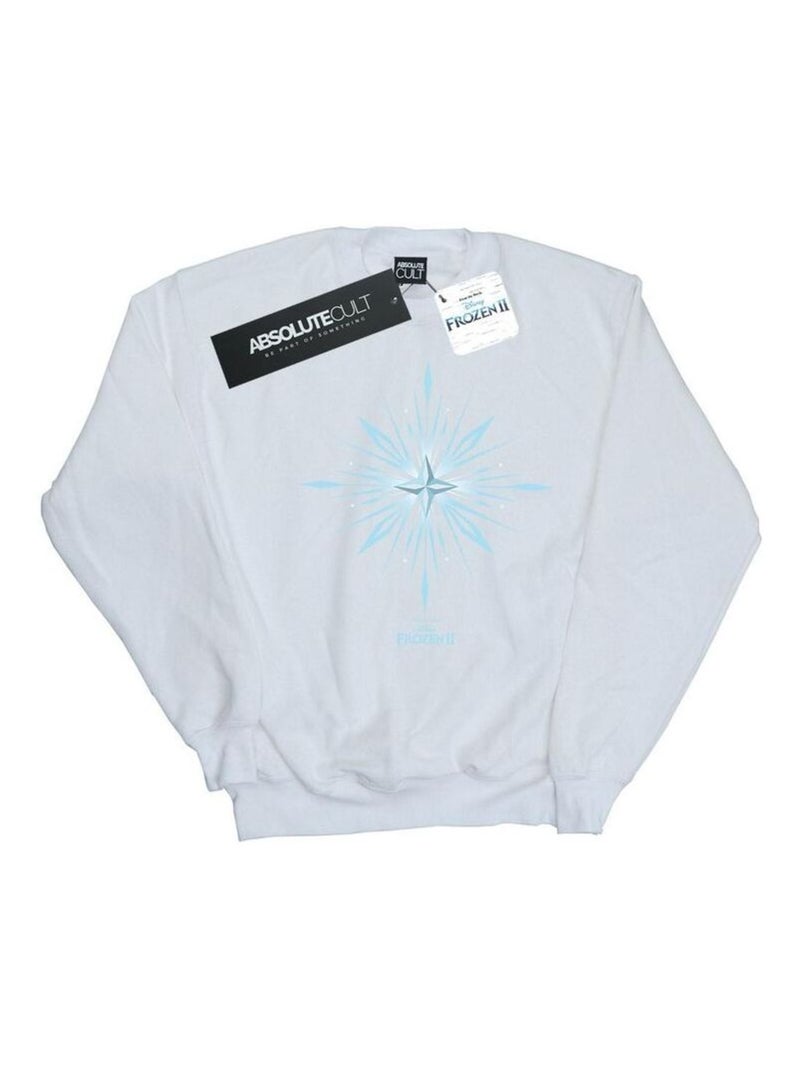 Disney - Sweat FROZEN Blanc - Kiabi