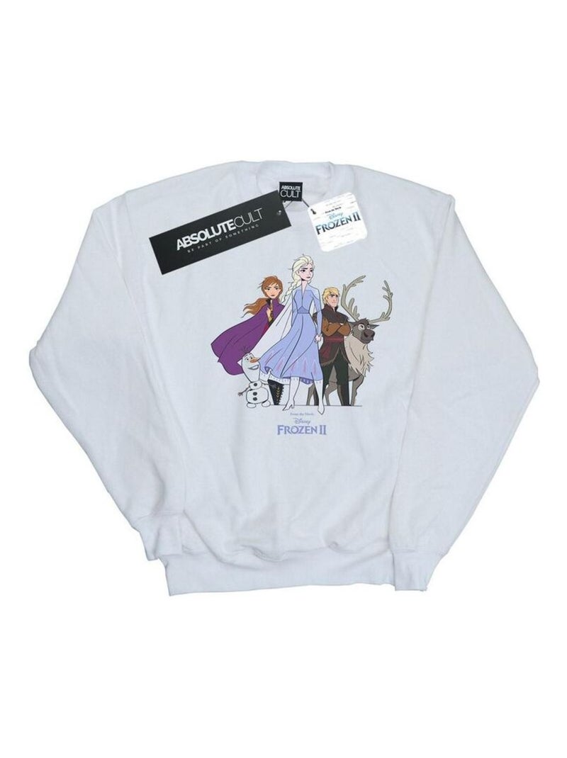 Disney - Sweat FROZEN Blanc - Kiabi