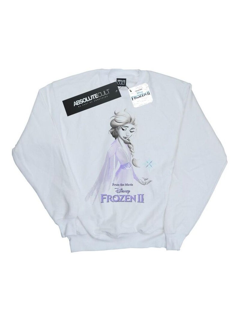 Disney - Sweat FROZEN Blanc - Kiabi