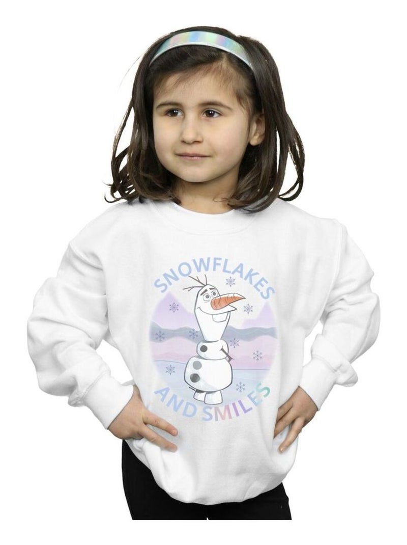 Disney - Sweat FROZEN Blanc - Kiabi