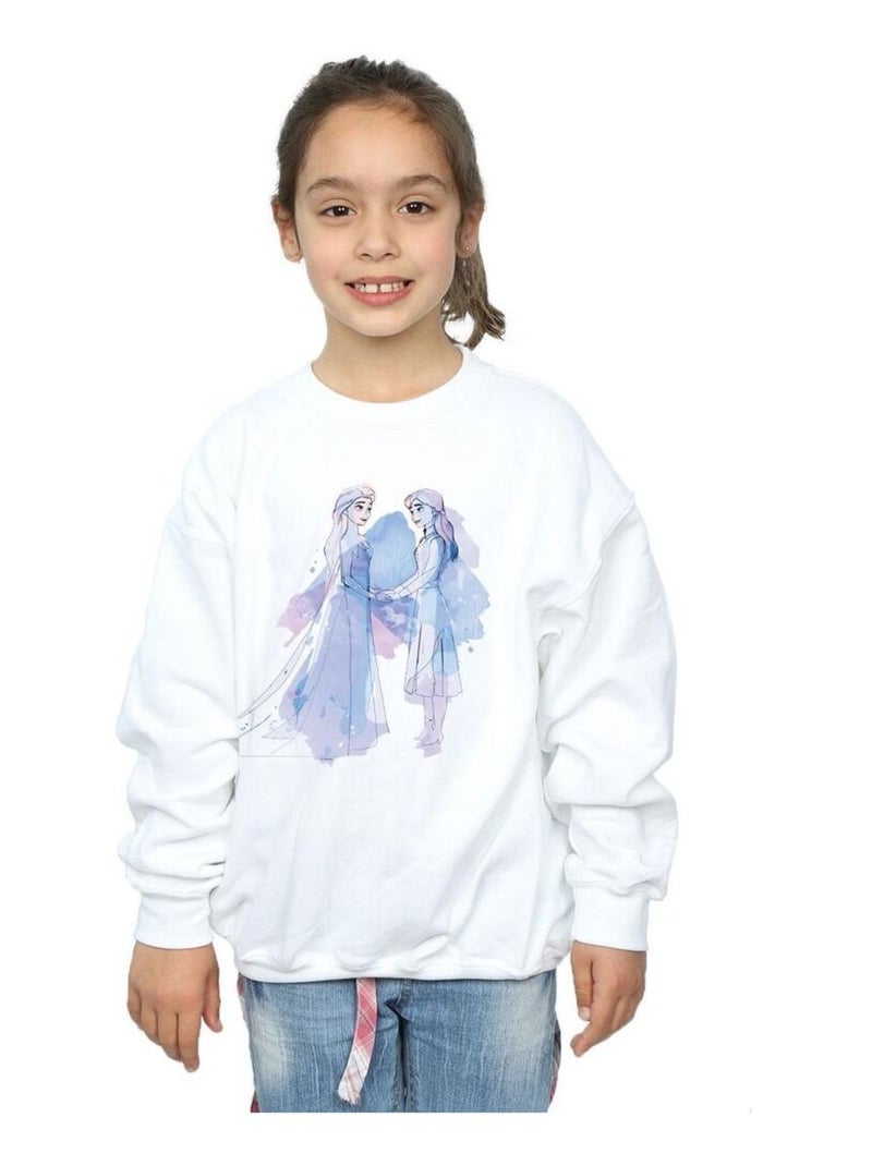 Disney - Sweat FROZEN Blanc - Kiabi