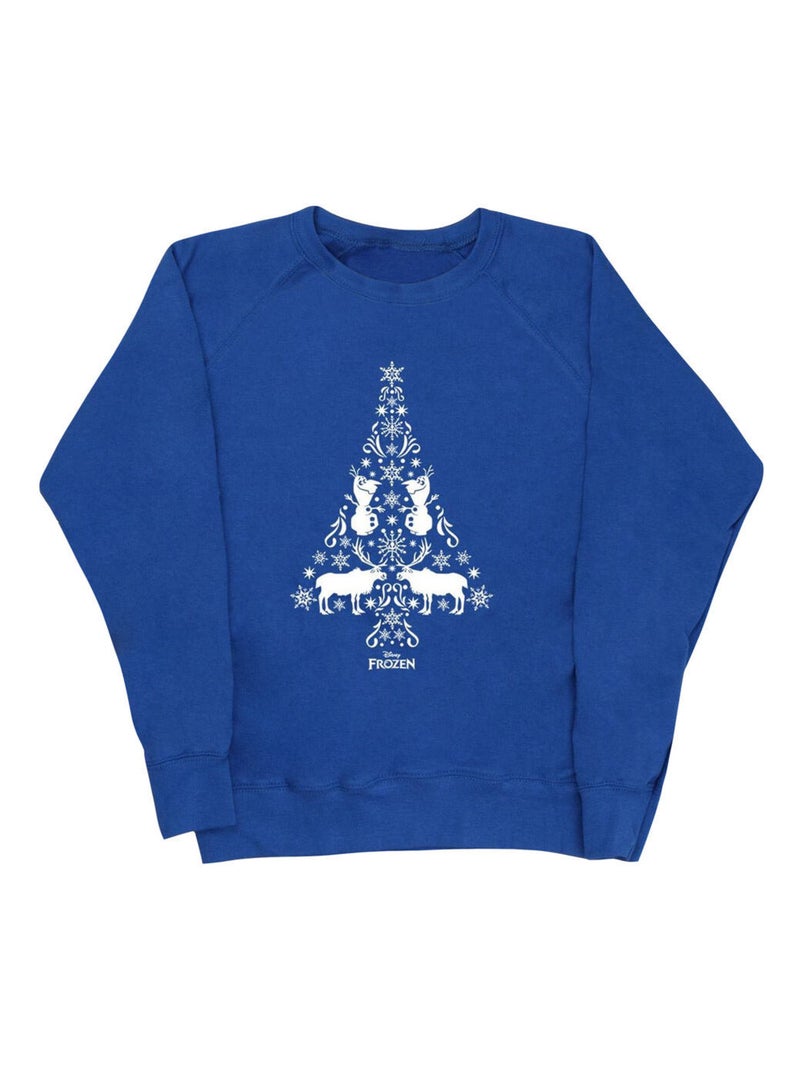 Disney - Sweat FROZEN Bleu roi - Kiabi
