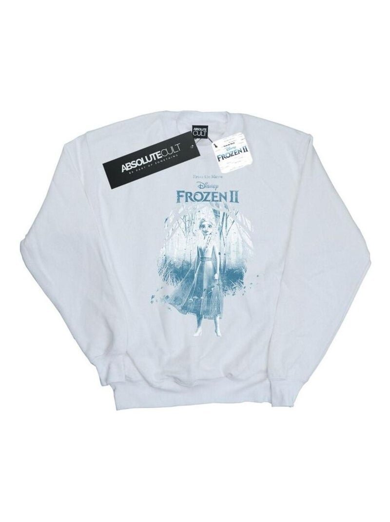 Disney - Sweat FROZEN FIND THE WAY Blanc - Kiabi