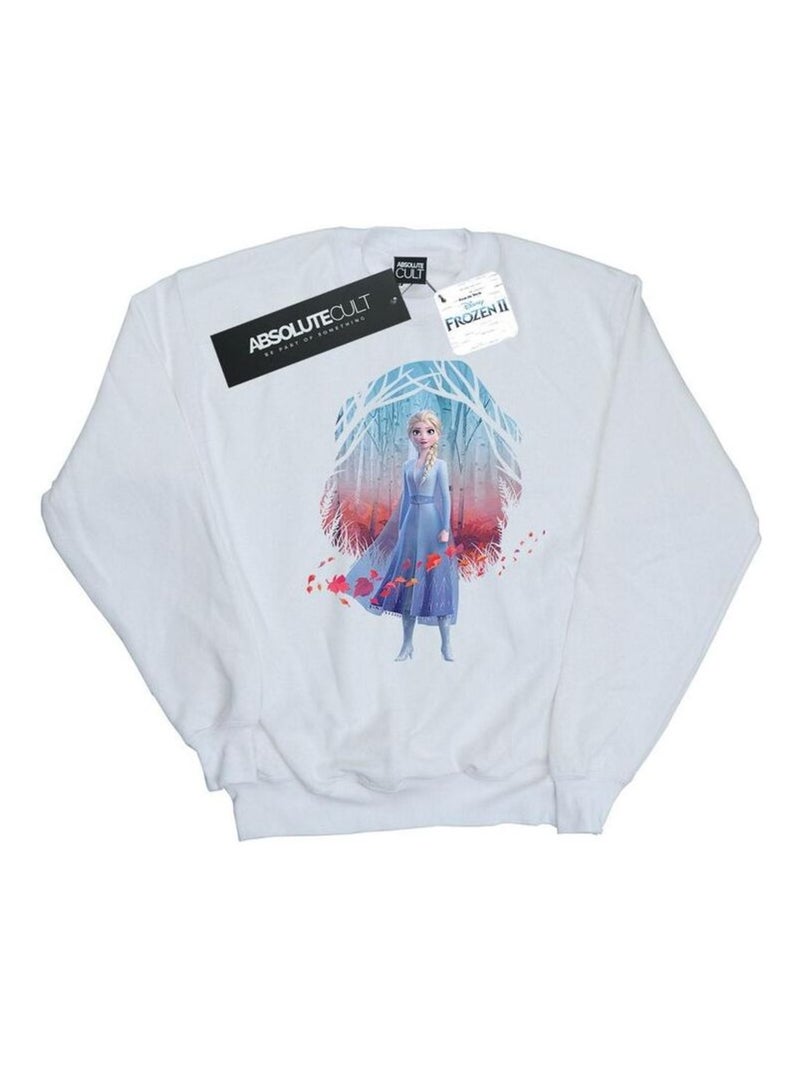 Disney - Sweat FROZEN FIND THE WAY Blanc - Kiabi