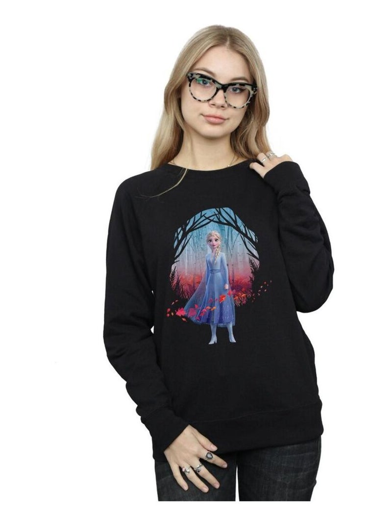 Disney - Sweat FROZEN FIND THE WAY Noir - Kiabi