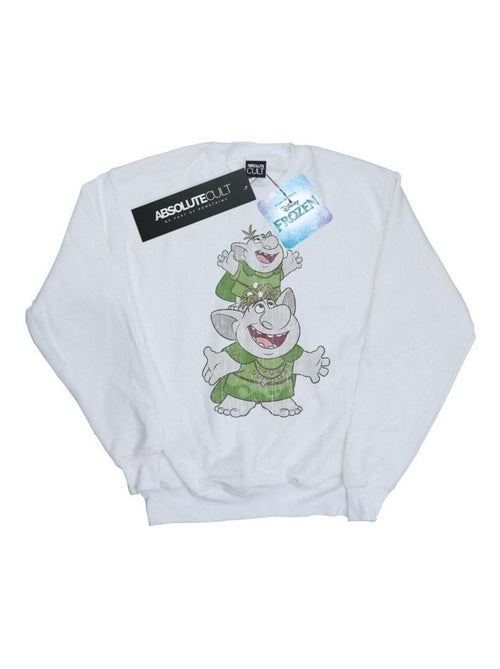 Disney - Sweat FROZEN HANDSTACKING TROLLS - Kiabi Disney - Sweat FROZEN HANDSTACKING TROLLS - Kiabi