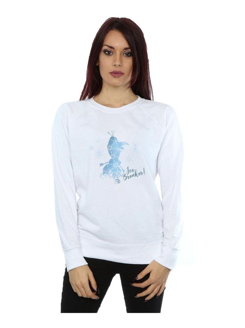 Disney - Sweat FROZEN ICE BREAKER Blanc - Kiabi