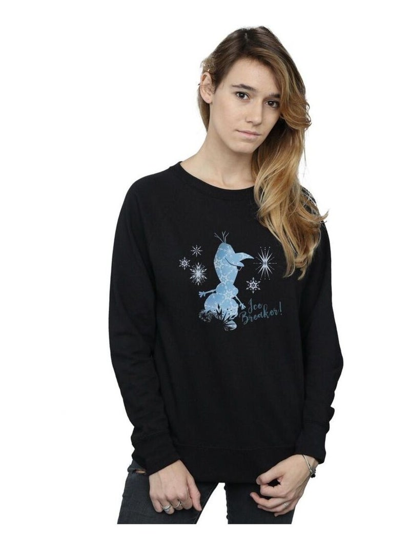 Disney - Sweat FROZEN ICE BREAKER Noir - Kiabi