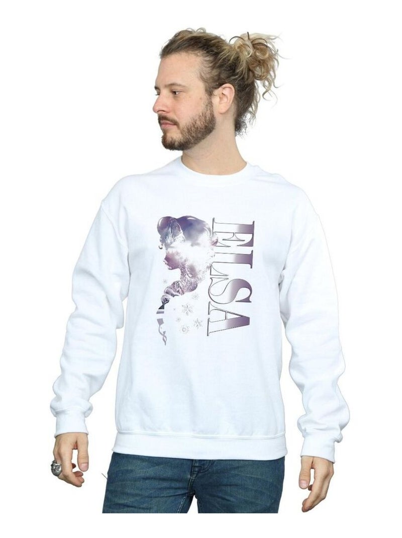 Disney - Sweat FROZEN ICE KINGDOM Blanc - Kiabi