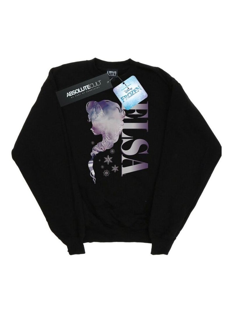 Disney - Sweat FROZEN ICE KINGDOM Noir - Kiabi