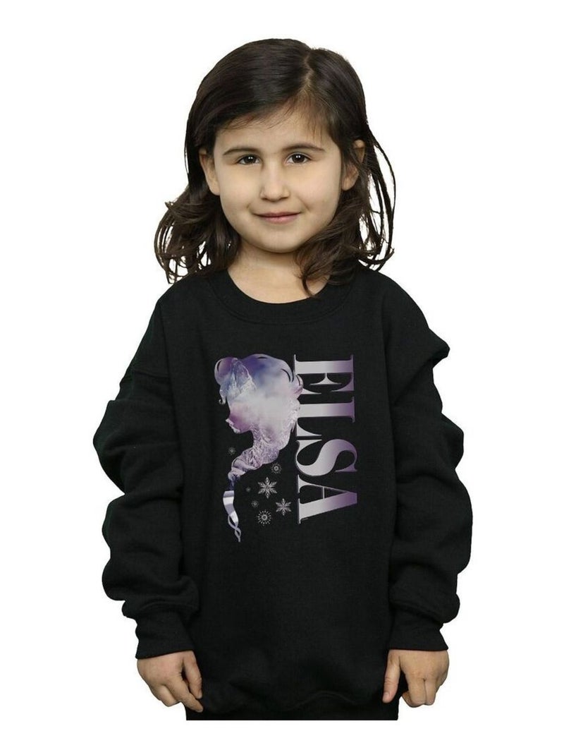 Disney - Sweat FROZEN ICE KINGDOM Noir - Kiabi