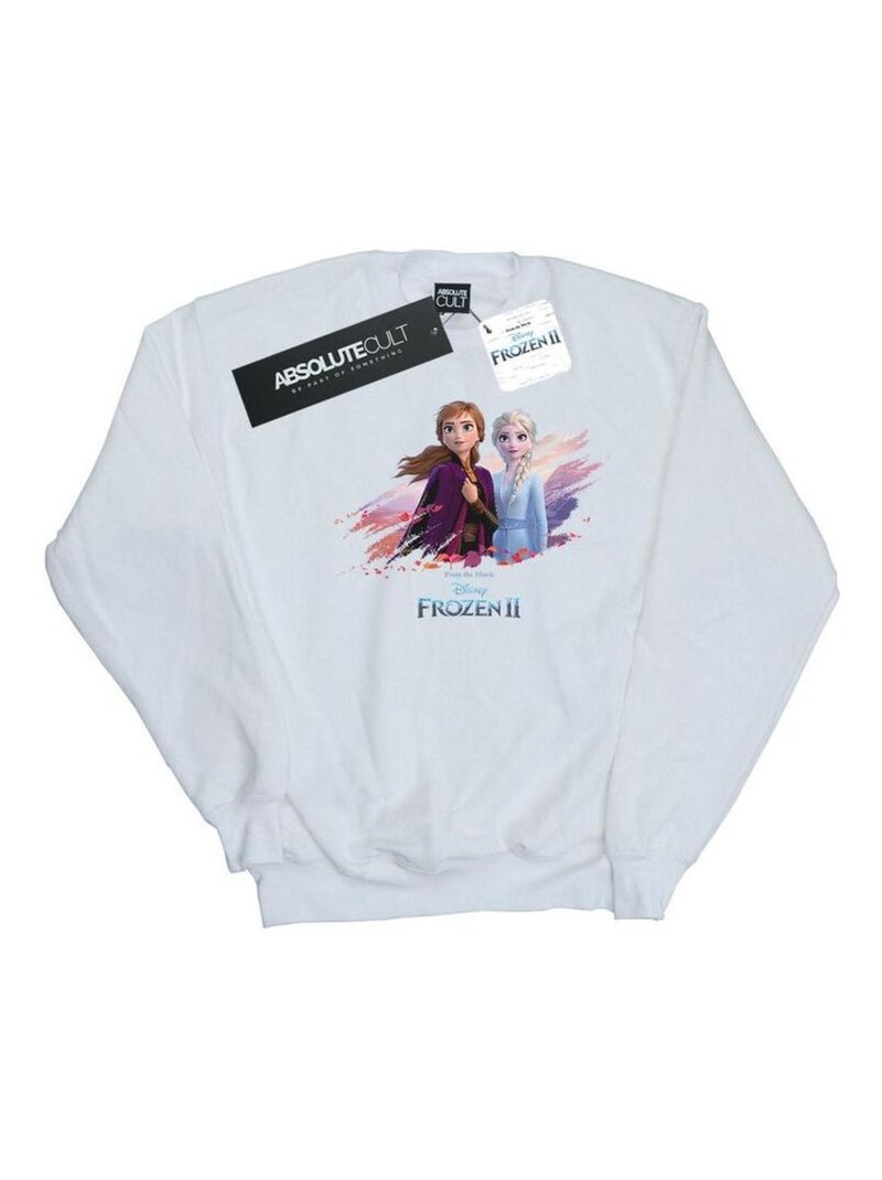 Disney - Sweat FROZEN NATURE IS BEAUTIFUL Blanc - Kiabi