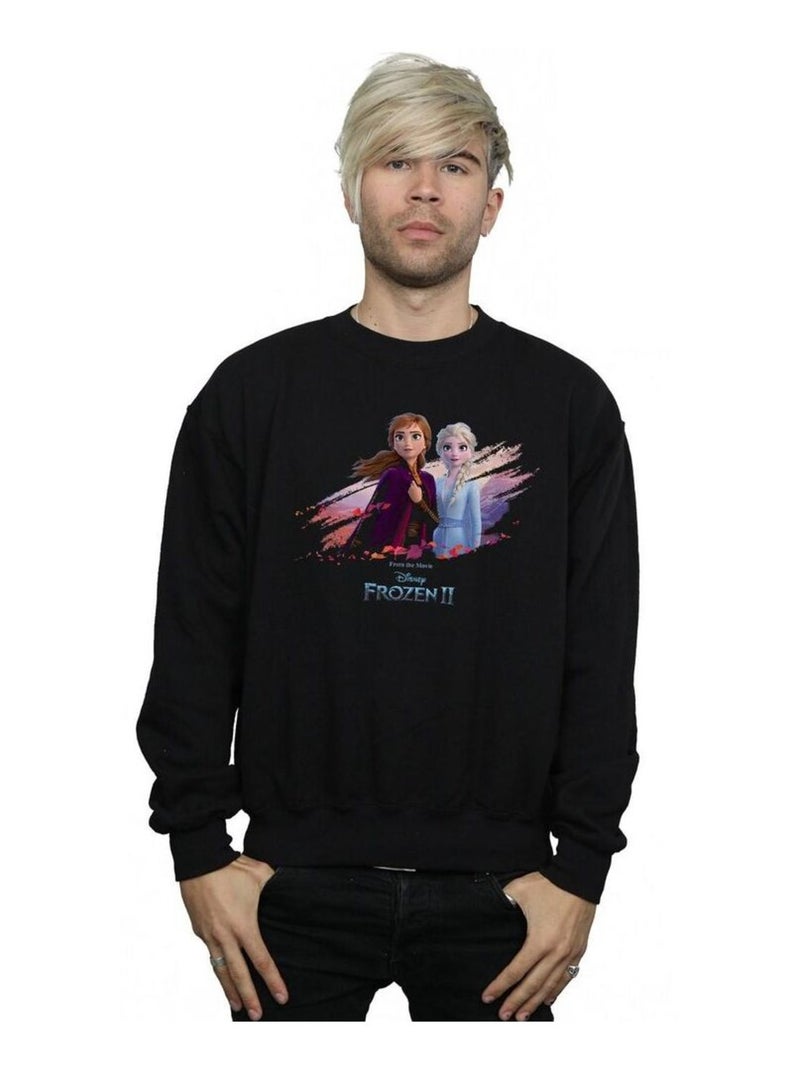 Disney - Sweat FROZEN NATURE IS BEAUTIFUL Noir - Kiabi