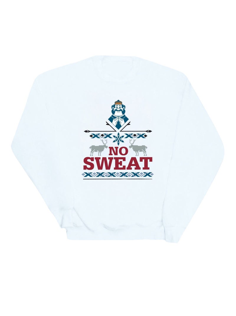 Disney - Sweat FROZEN NO SWEAT Blanc - Kiabi