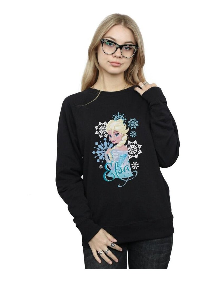 Disney - Sweat FROZEN Noir - Kiabi
