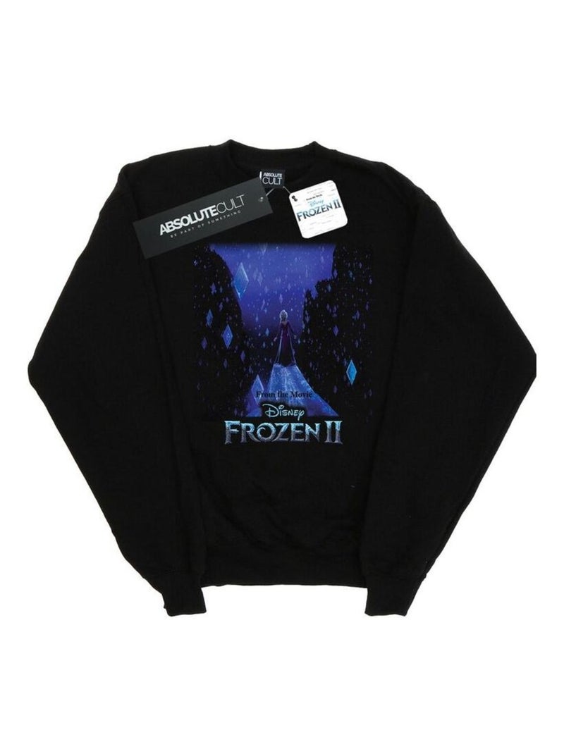 Disney - Sweat FROZEN Noir - Kiabi