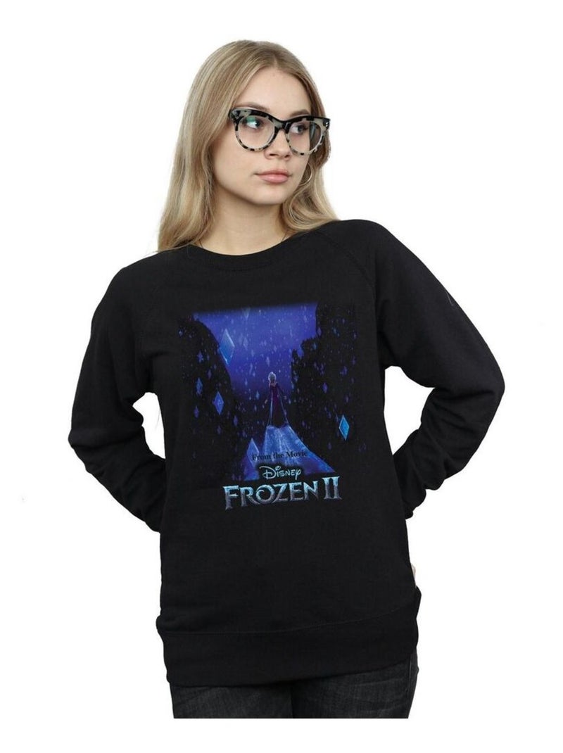 Disney - Sweat FROZEN Noir - Kiabi
